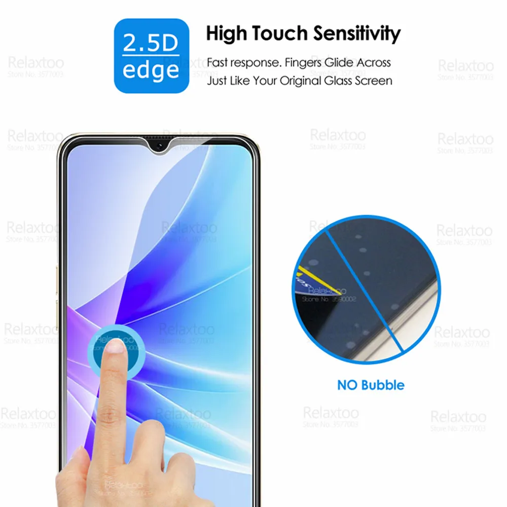 For Oppo A57s Glass 2Pcs Tempered Glass OppoA57s Screen Protector Opo A57E A 57s 57E A57 S 4G 2022 Safety Cover Protective Films