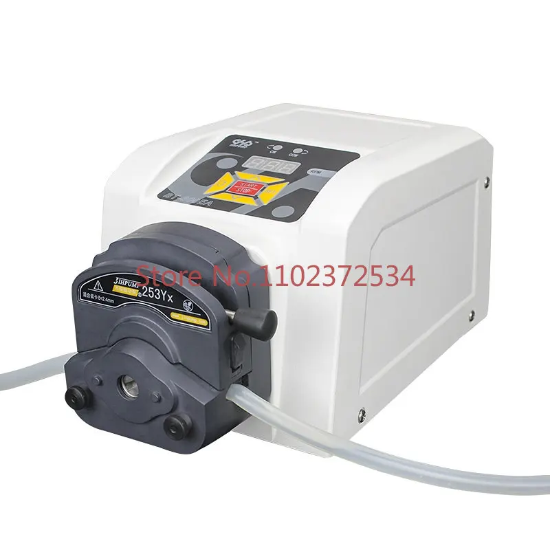 

JIHPUMP 110v 220v 100 Small Easy Load Dual Peristaltic Pump Controller Water Liquid Dosing Hose Pumps Pumping Machine Price