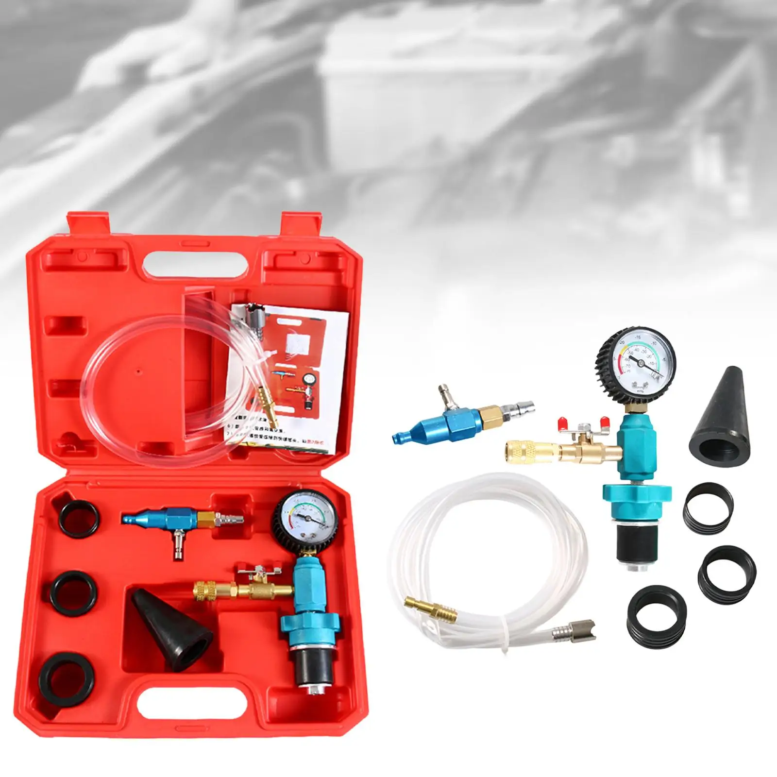 Conjunto de recarga de vácuo de refrigerante multifuncional para ferramenta de manutenção automática de caminhão