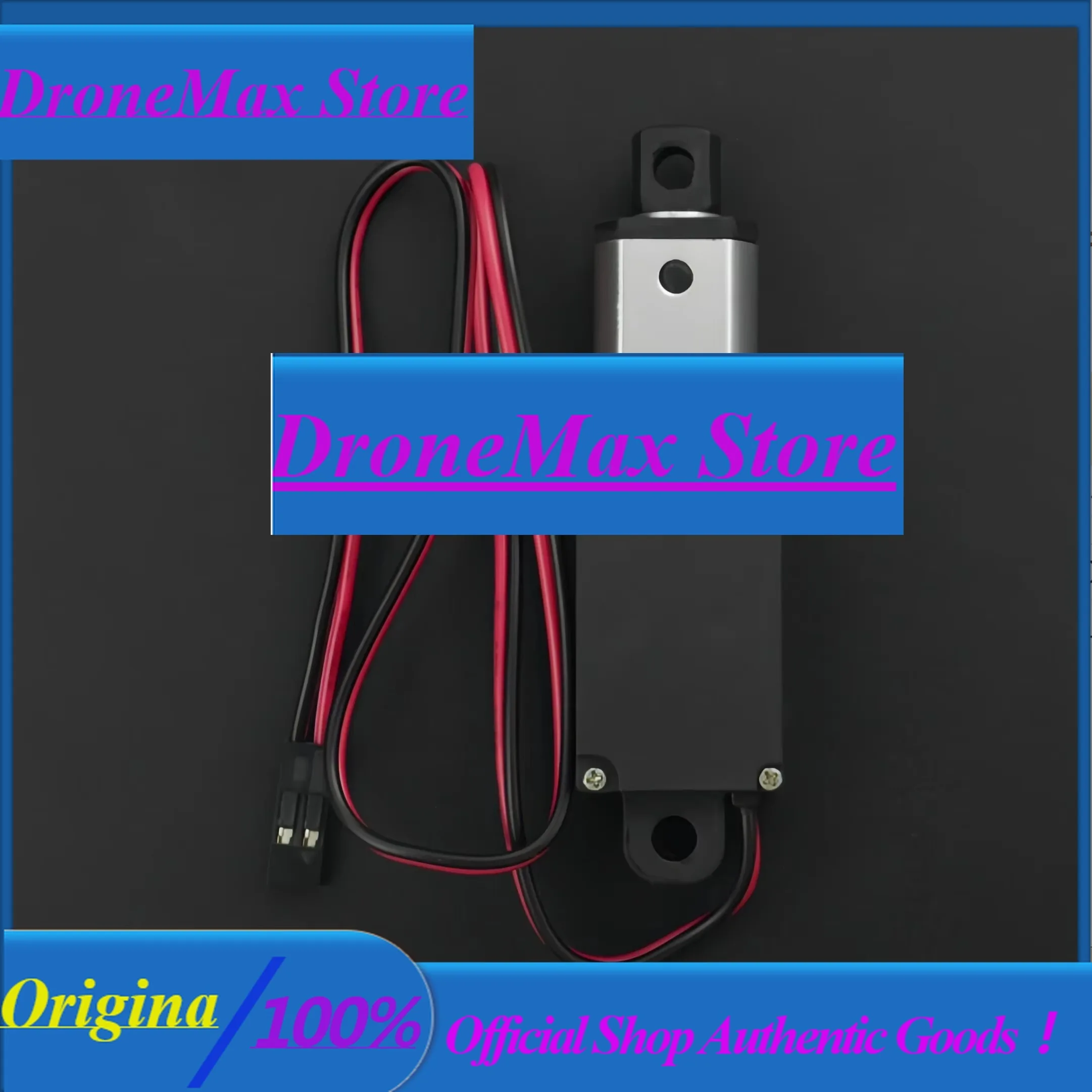 DroMa6V Micro Electric Linear Actuator 10mm Stroke 128N Push Force IP54 For DIY Lifting Access Control