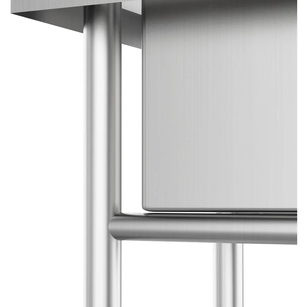 Stainless Steel Sink Commercial Kitchen Prep & Utility Sink for Restaurant