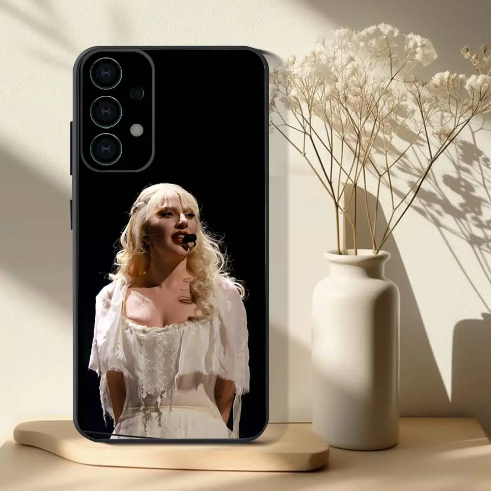 Coque de téléphone Singer L-Lady-GagaS Mayhem, étui souple noir pour Samsung S 25,24,23,22,30,21,10,9,Ultra,Plus,Lite,FE,4,5G