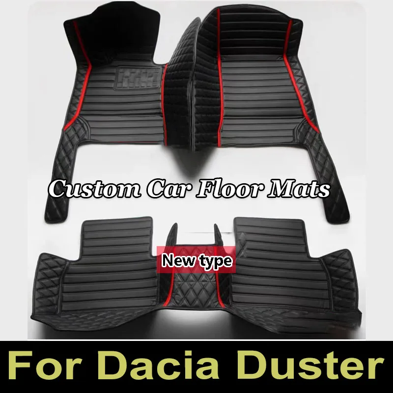 

Russia Car Floor Mats For Dacia Duster 2021~2022 Waterproof Ptotective Pads Car Mats Full Set Car Accessories