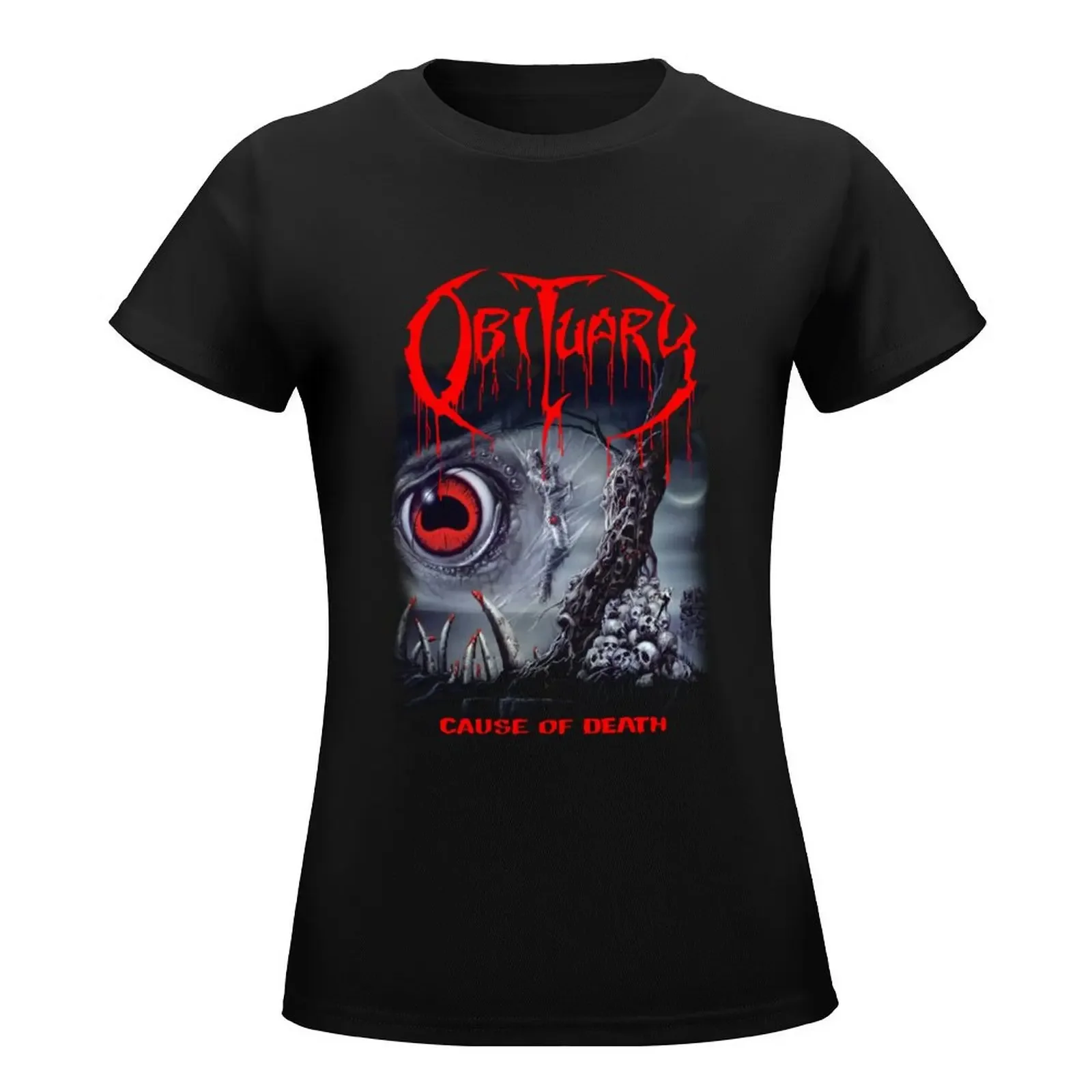 Obituary Cause Of Death Classic Old School Us Death Metal Perfect Gift Classic T-Shirt funny cute tops Woman clothing