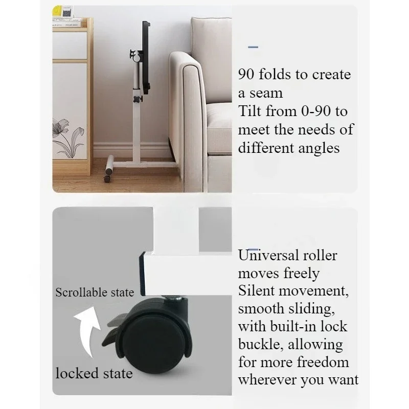 Simple notebook computer desk, computer desk on bed, mobile floor lift bedside table