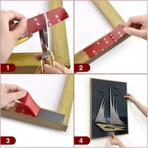 3M-starken doppelseitiges Klebeband, hohe Viskosität, Automobilgebrauch, hohe temperaturfeste, feste Aufkleber-Patch 6 Hauptverkaufsband 3m 3mm - №6