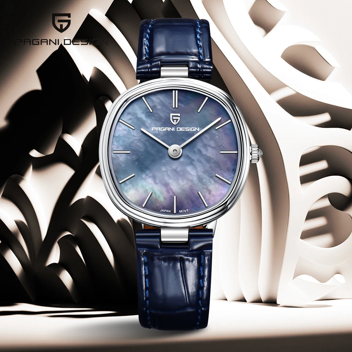 PAGANI DESIGN 2026 New Pearl Shell Ladies Watches Top Brand Luxury Women's Quartz Wrist Watch Waterproof Leather Strap Watch