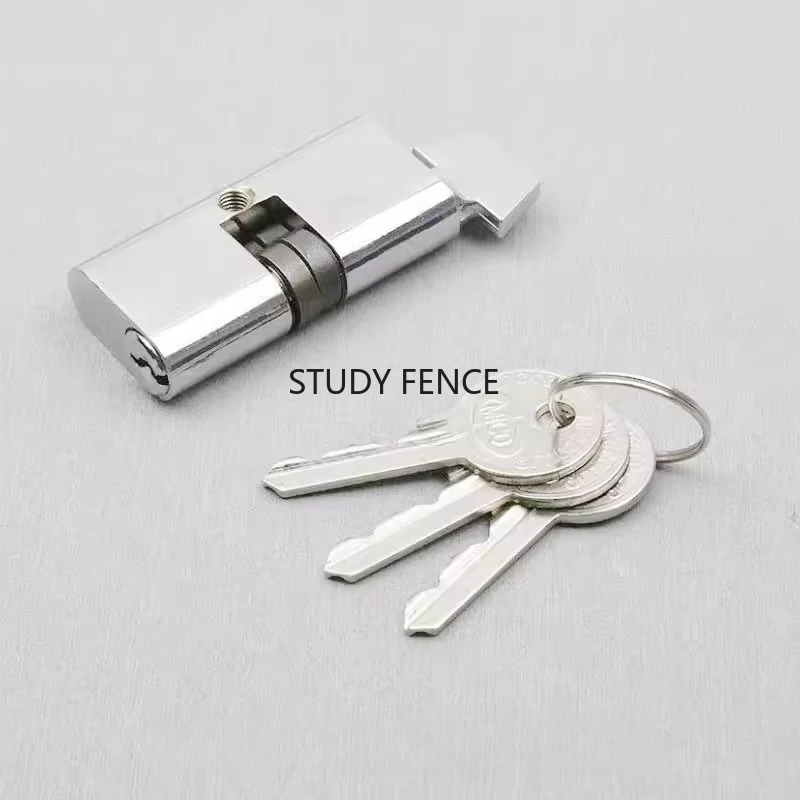 1pc Aluminum Alloy Lock Core Indoor Door Lock Cylinder with Keys Single/double-sided Lock Core Household Hardware Accessories image 5