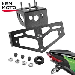 For Kawasaki Ninja 400 Z400 2018-2023 Registration Plate Holder Fender Eliminator Motorcycle License Plates Bracket KEMIMOTO