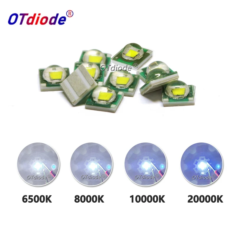 10-50 SZTUK LED 3W 1W 3535 XPPEE Chip Bead White Cold White 6500K 8000K 10000K 20000K Do latarki Biycle Światło punktowe