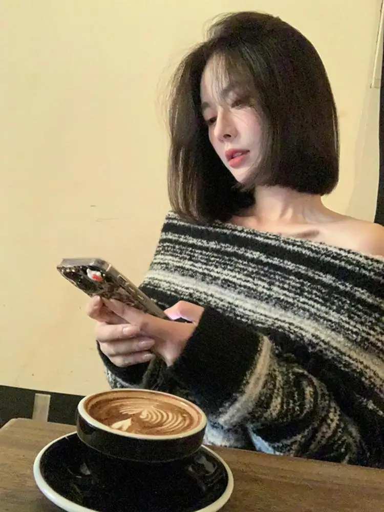 

Свитера Джемперы Пуловеры Женский вязаный топ Вязаный крючком Шерсть Этническая вышивка Китайский стиль Чайная церемония Культурный многоцветный эластичный