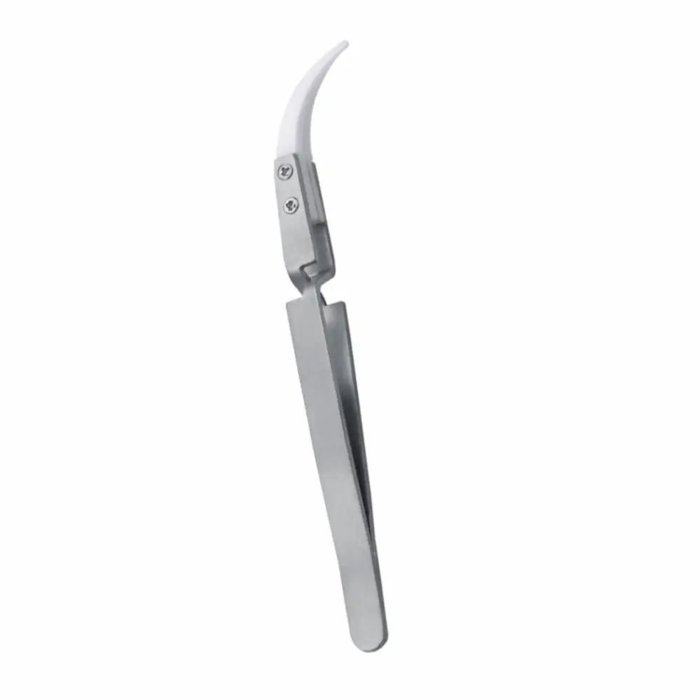 Precision Reverse Ceramic Stainless Steel Tweezer for Soldering / Chip Repair / Anti-Static Soldering Tweezer