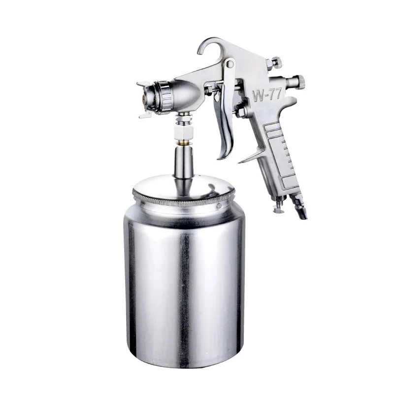 Spray Gun W-77 Capacity Pneumatic Tool Car Primer Spraying Machine with 1000cc Cup