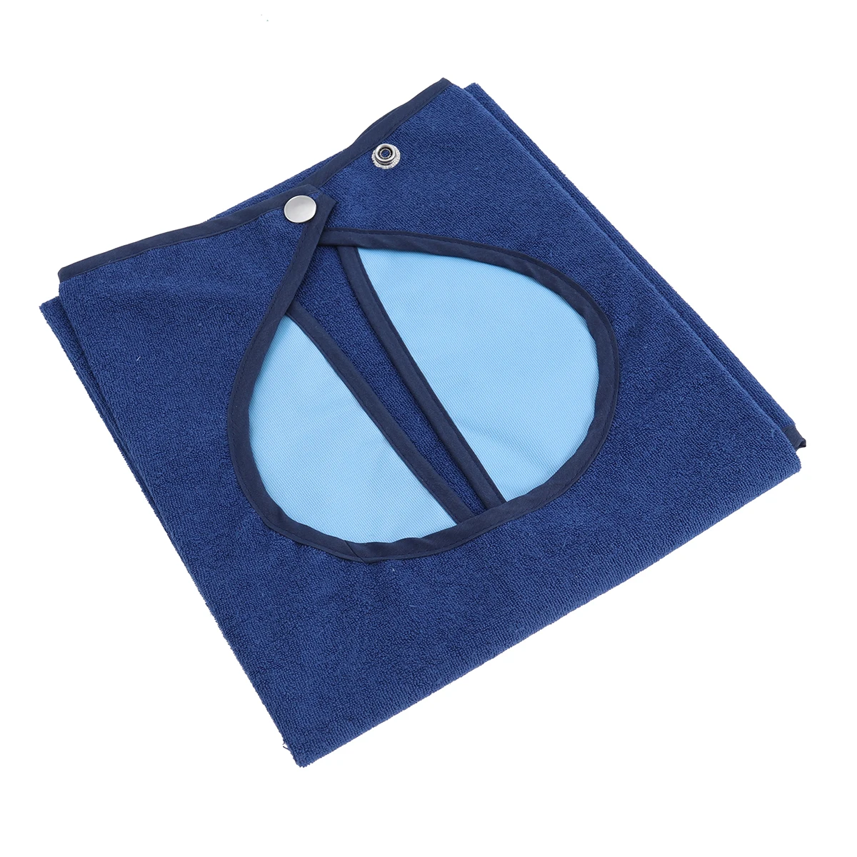 

Solid Color Adult Bibs Waterproof Clothing Protector for Bedridden Convalescents Easy Clean Absorbent Health Care Accessories