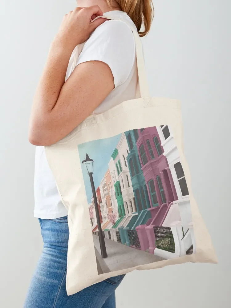 

Notting Hill Illustration Tote Bag Women's beach bags shopper bag women cloth bag woman Gift