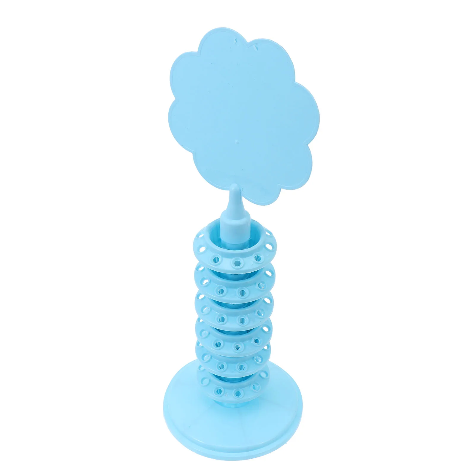 

1Pcs Lollipop Display Stand Blue Pagoda Shape Candy Holder Party Wedding Decoration Storage Rack 60 Holes