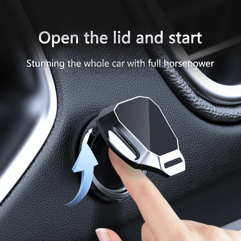 Car One Click Start Protection Cover Auto Interior Accessory For Audi A3 A4 B5 B6 A3 8P 8V 8L A5 A6 C6 C5 A1 A7 A8 Q2 Q3 TT RS3