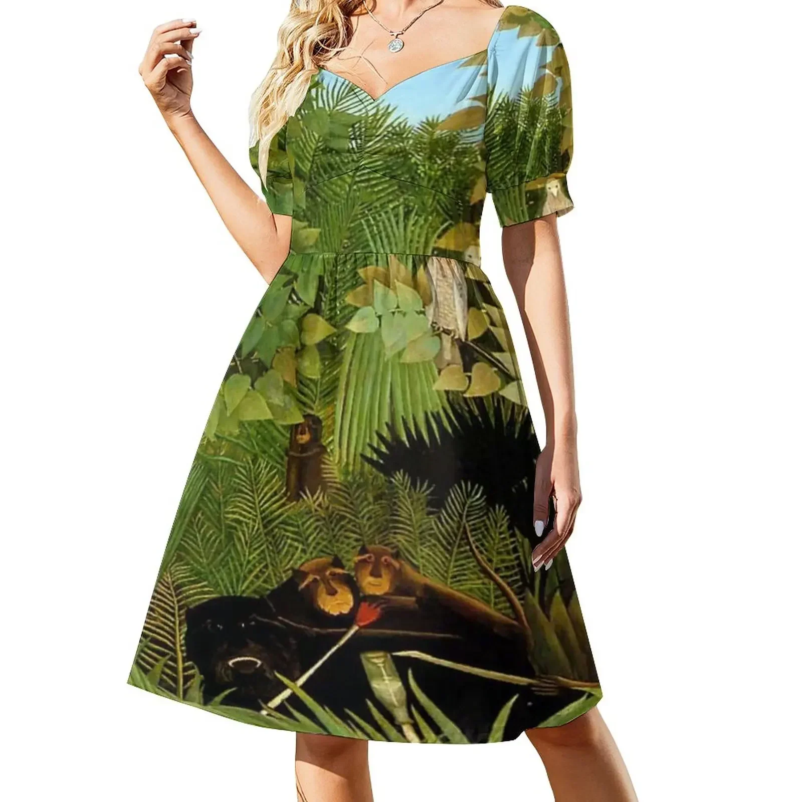 Henri rousseau - Merry jesters Sleeveless Dress dresses for women luxury dresses summer dress womens 2025 Dress