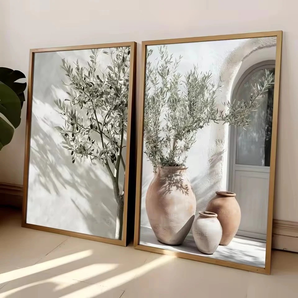 5D DIY Diamond Art Painting New Arrival Olive Tree Shadow Vase Diamond Mosaic  Cross Stitch Kit 2026 Home Decoration