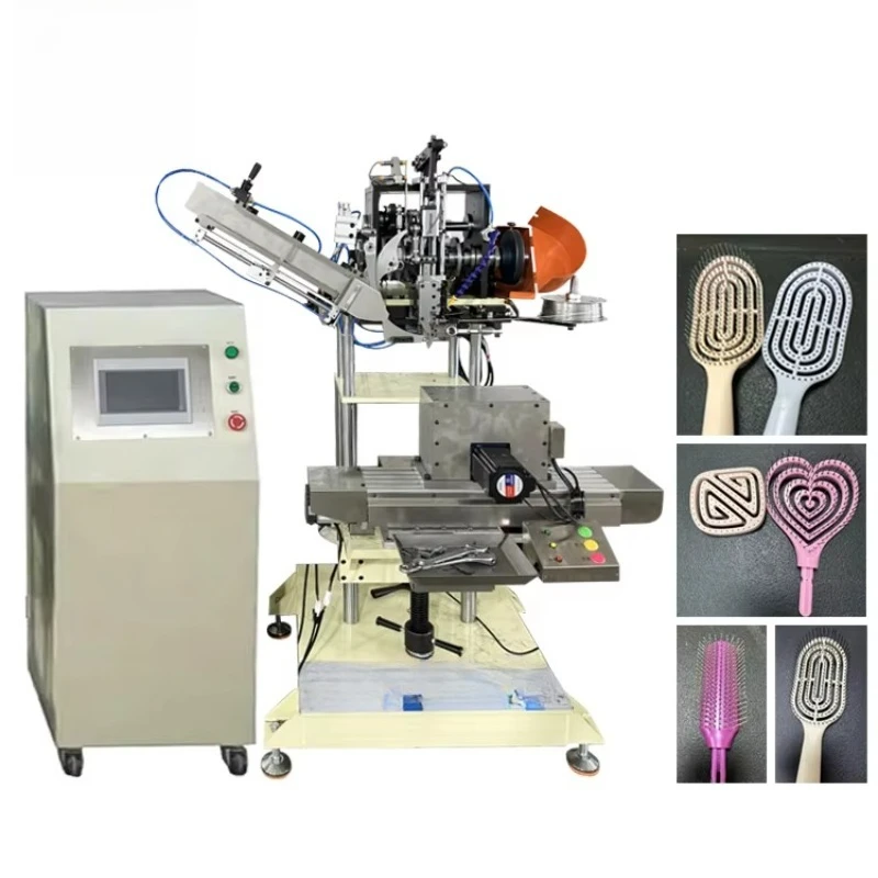 Máquina formadora de cepillos de alta velocidad con cepillo capitoné automático de 2-5 ejes