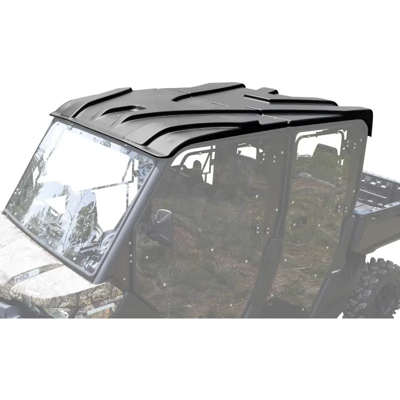 

SuperATV Heavy Duty Plastic Roof for 2017+ Can-Am Defender MAX (see fitment) | Rugged Molded 6mm Plastic Construction | Protects