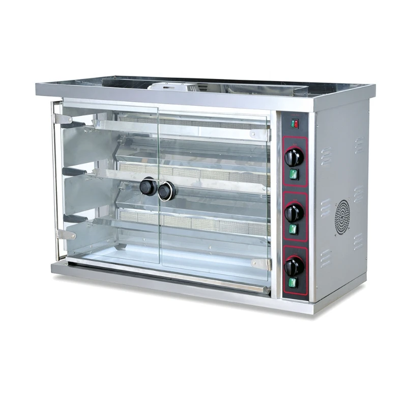 Shanghai New Design Spit Roaster Chicken Lamb BBQ Rotisserie Rack Hot Sale Grill Machine For Party Camp