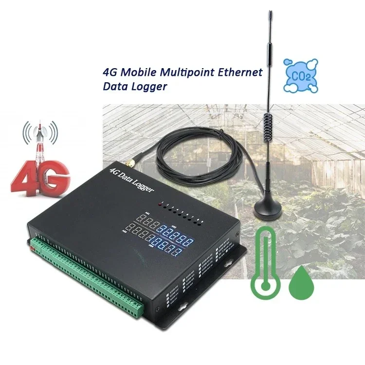 Electronic data system real-time 4g data upload analog pulse channel 4g Ethernet data collection