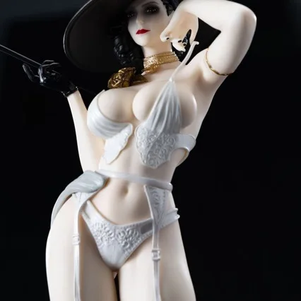 

Resident Evil Lady Dimitrescu Standing Statue Action Figure Collectible Game Model Desktop Decor For Fans With Color Gift Box