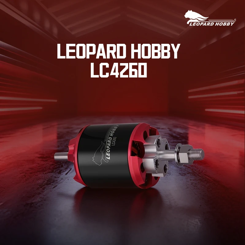 

Leopard LC4260 Brushless Motor 420KV 3-6S 1300W High Torque RC Motor for 500/550 RC Helicopter Fixed Wing Drone FPV Aircraft