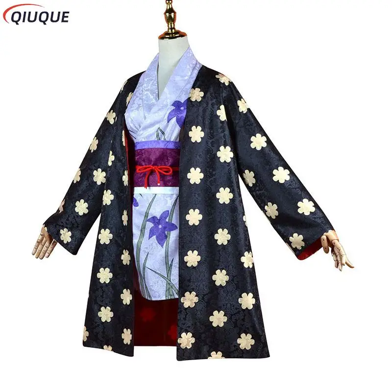 Anime Miss Allsunday Nico Robin Cosplay Traje para Mulheres, Kimono Roupas, Halloween Carnaval Suit