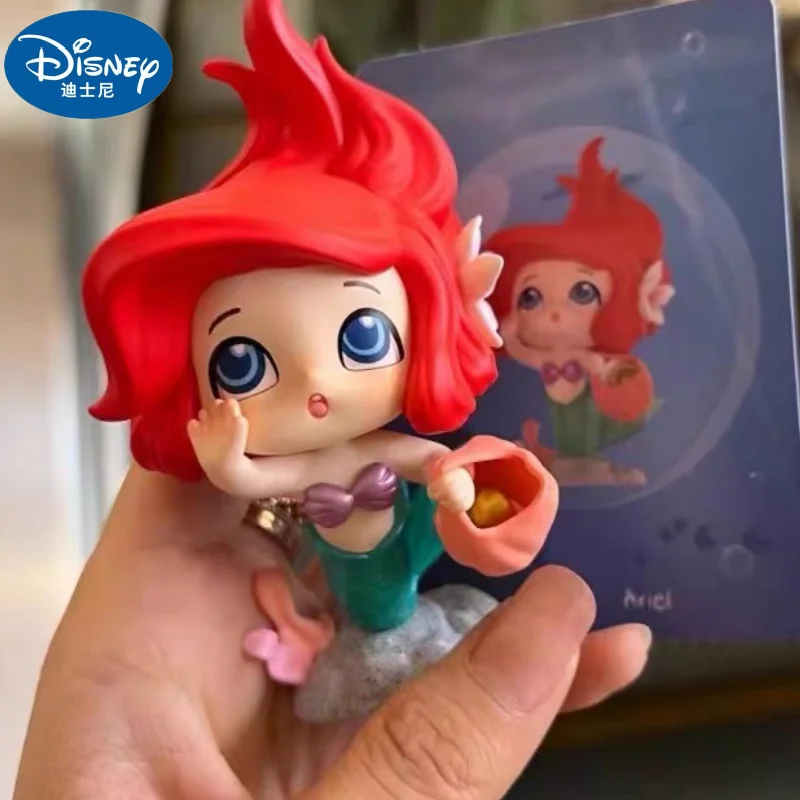 Disney Princess Blind Box infanzia misteriosa scatola a sorpresa biancaneve sirenetta Ariel cenerentola Aurora Figure Gift