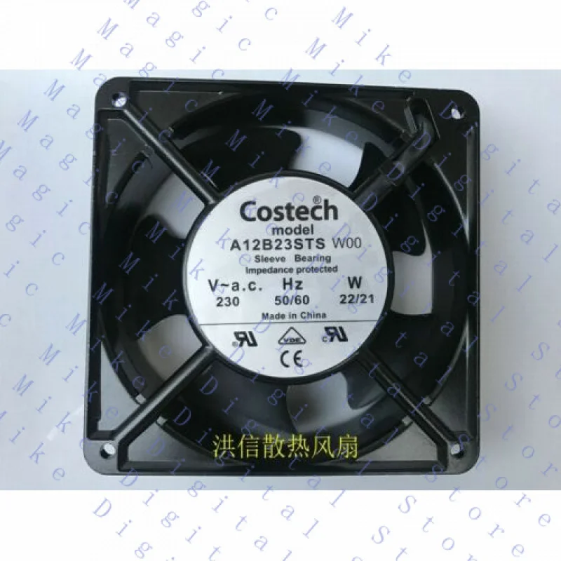H  1 PCS FOR Costech Fan A12B23STS W00 AC 230V 22/21W cooling fan Insert type