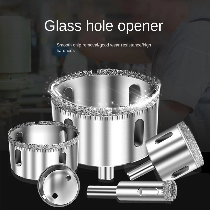 Silicon carbide15Set of Glass Hole Drill Bit Ceramic Tile Marble Hole Diamond Glass Hole Tool