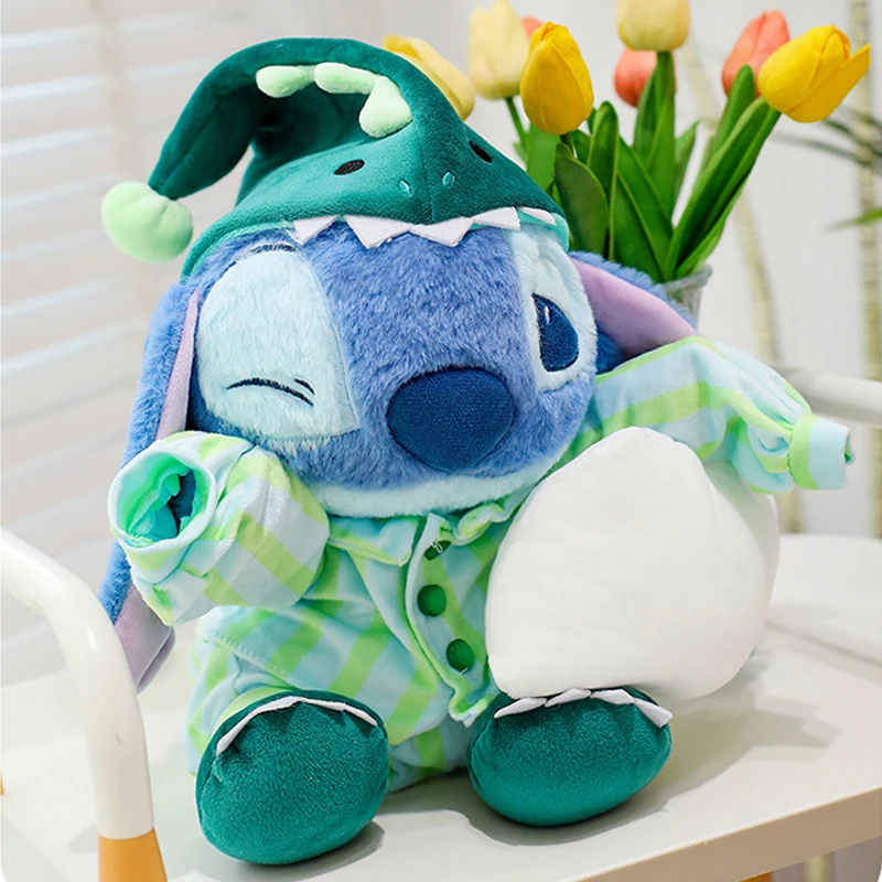 الكرتون بيجامة 30/50 سنتيمتر ديزني ليلو و غرزة ألعاب من القطيفة لطيف بلوشي ديناصور ستيتش الدمى وسادة محشوة طفل عيد الميلاد هدية عيد الميلاد