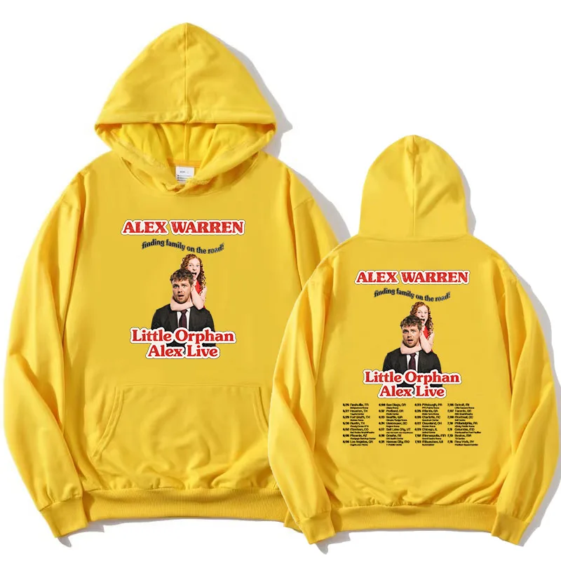 Little Orphan Alex Live 2026 Hoodies vinden van familie op de weg ALEX WARREN Sweatshirts Lange mouwen Losse truien met capuchon Meisje