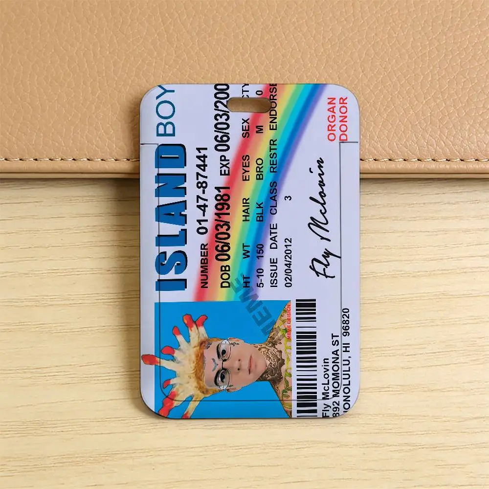 Lustiger M-McLovin ID F-Fogell Q Kunststoff-Schiebeabdeckungs-Lanyard-Ausweishalter für Arbeit, Bus, Studenten, Foto, Idol, Mitarbeiter – Detail 7