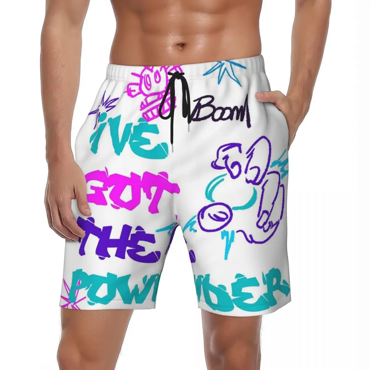 

Hot Arcane League Of Legends Gym Shorts Summer Cartoon Television Casual Beach Shorts Man Sports Surf Quick Dry Swim Trunks