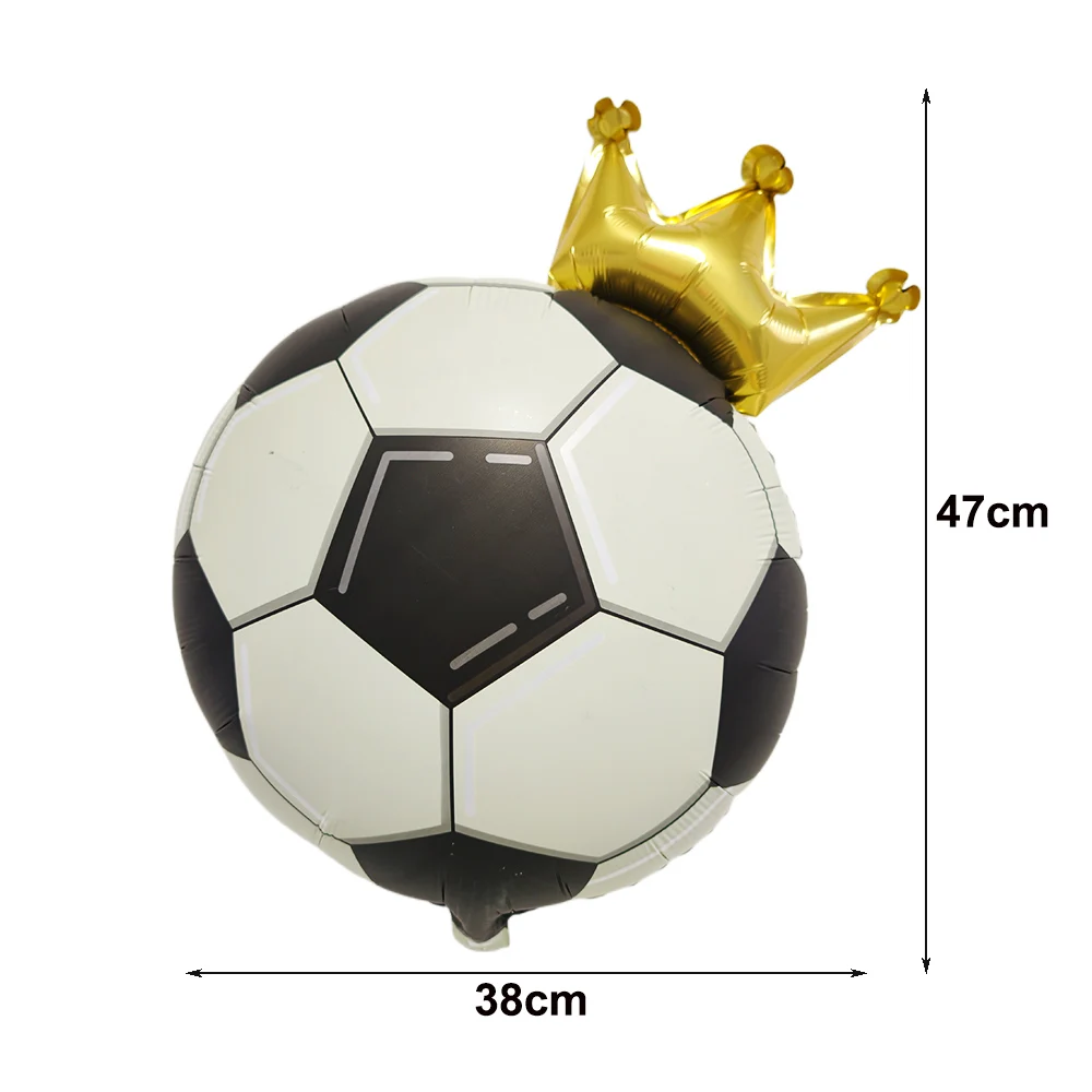 Großer Stehender Fußball-Pokal Folienballon Fußball-Sport-Themen Fußballball Fan Geburtstagsparty Deko Zubehör