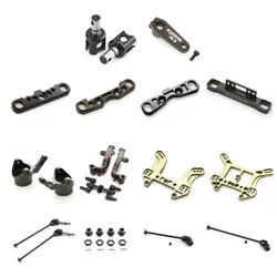 RC Metalowy wał napędowy CVD Diff Cup C-Hub Carrier Steering Cup Servo Horn Shock Tower dla Kyosho MP9 MP10 1/8 RC Car Upgrade Parts