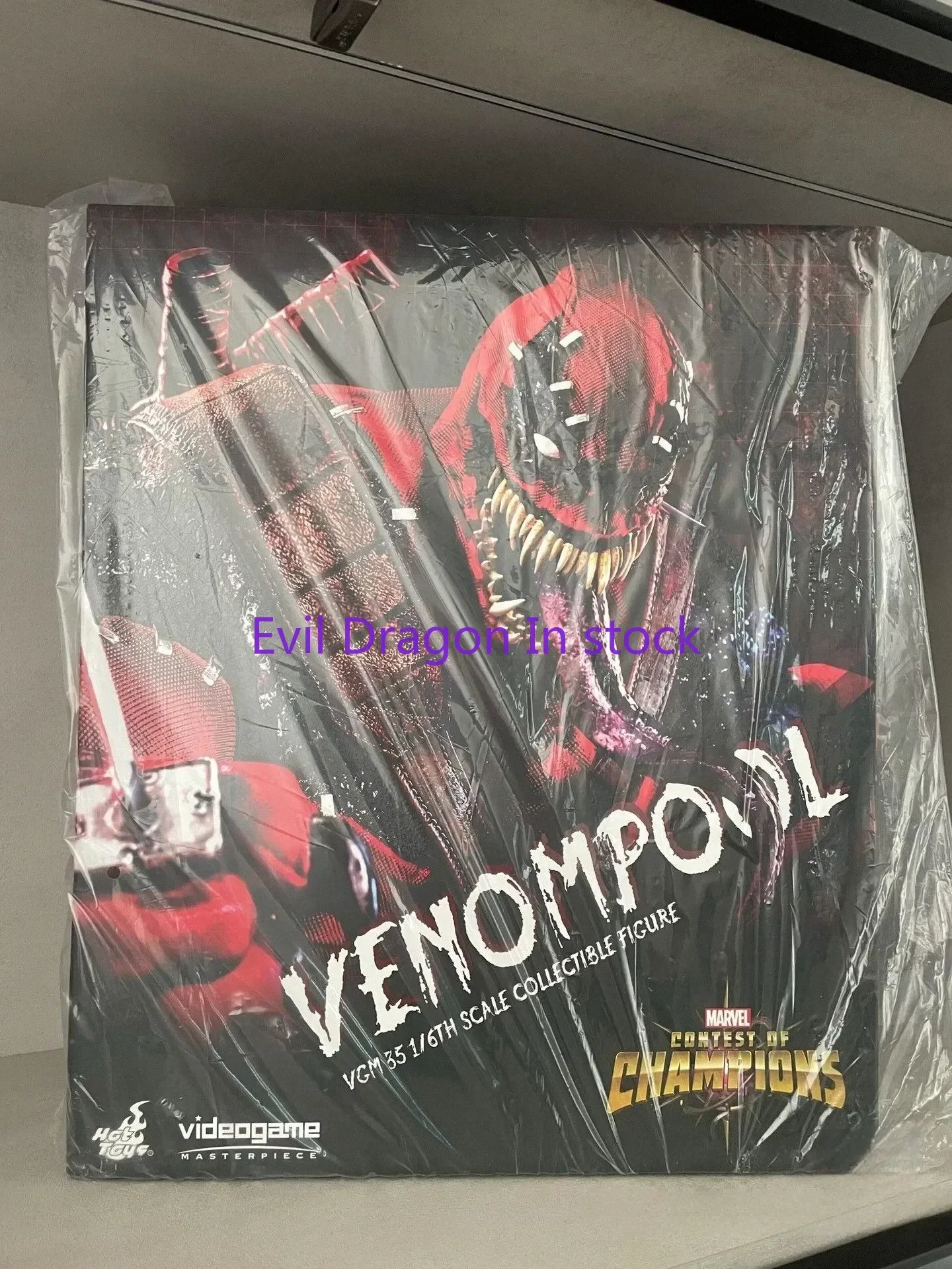

В наличии оригинальная фигурка Marvel Venom Pool, игрушка, персонаж фильма, портретная модель 1:6, 36,5 см, Коллекционный подарок