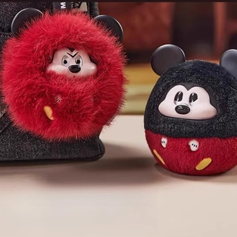 Genuino MINISO Anime Mickey Fun Collision Series caja ciega mochila muñeca colgante adorno de mesa muñecas regalos misterioso perímetro