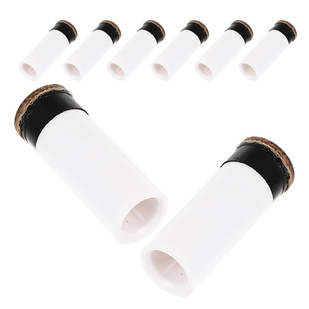 

8 Pcs Pool Tips Replacement Ferrules Screw-on Lightweight Portable Long-lasting Billiards Accessories Cues Table