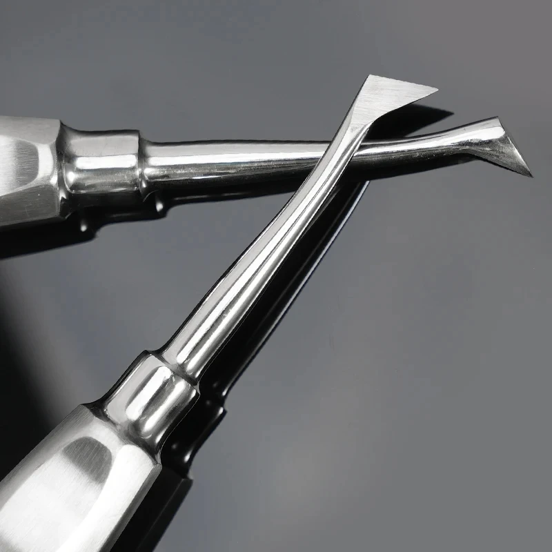 Dental Root Elevators Stainless Steel Triangular Elevators Root Tips Tool Posterior Teeth Oral Extraction Dentist Instrument