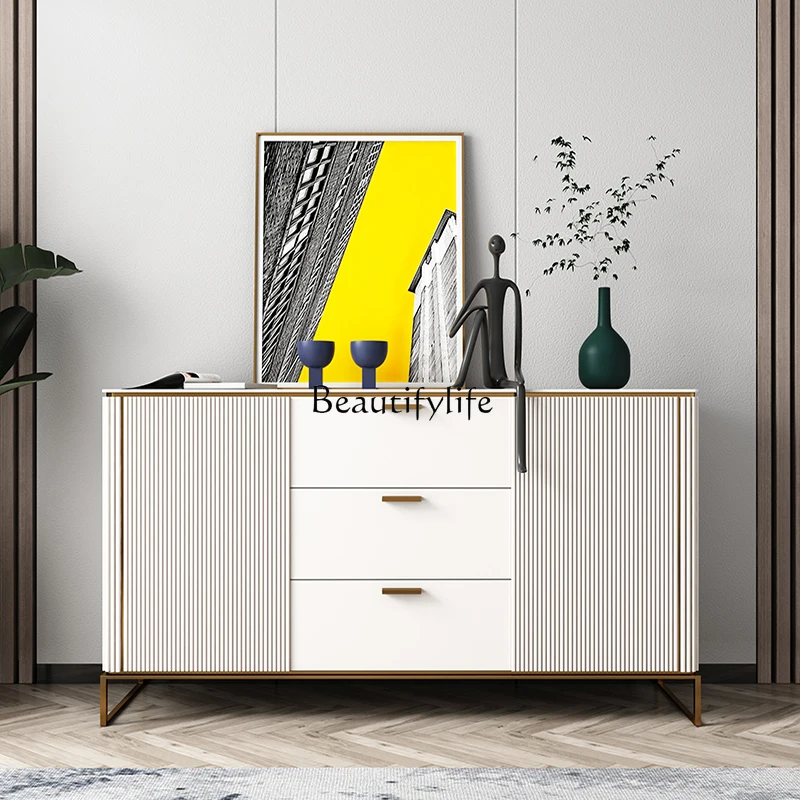 

Итальянский минималистичный светлый роскошный современный шкаф для обуви, украшение ящика, многофункциональная перегородка для хранения