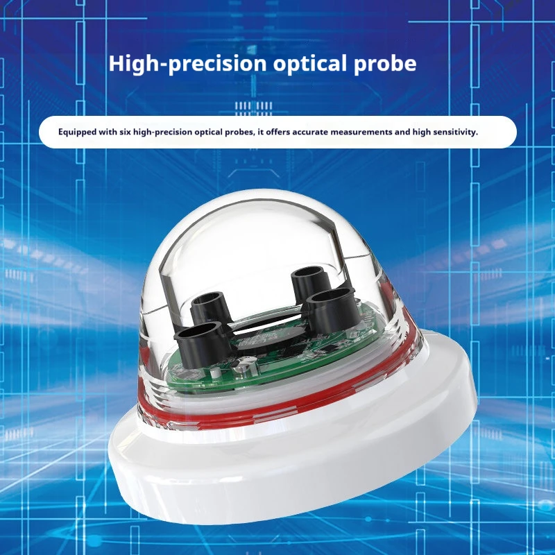 RS485 Pulse Output Optical Rain Sensor ±5% Accuracy 6CM Diameter 24mm/min 0.1mm Resolution 10‑30VDC for Industrial Agriculture