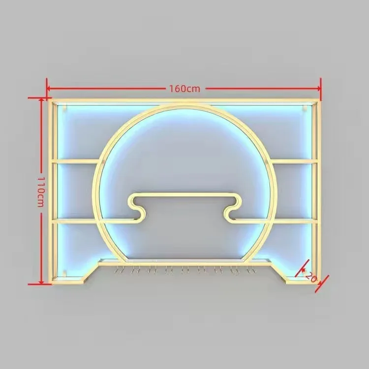 

Chinese wine shelf grape cabinet wall-mounted bar wrought iron display stand creative