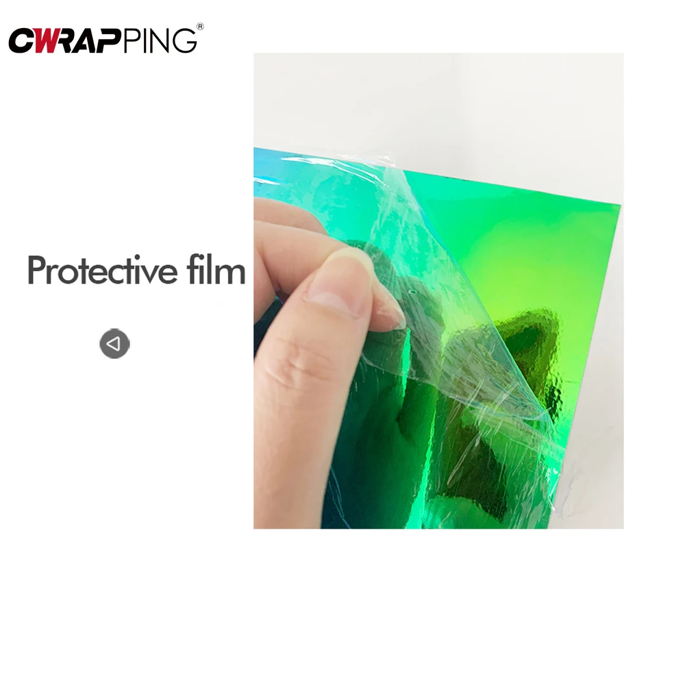 ฟิล์มเคลือบสีรุ้งกันน้ำแบบติดเองสำหรับตกแต่งรถยนต์ ฟิล์มไวนิลหุ้มรถยนต์ อุปกรณ์ตกแต่งรถยนต์ออฟโรด สติ๊กเกอร์ติดรถยนต์