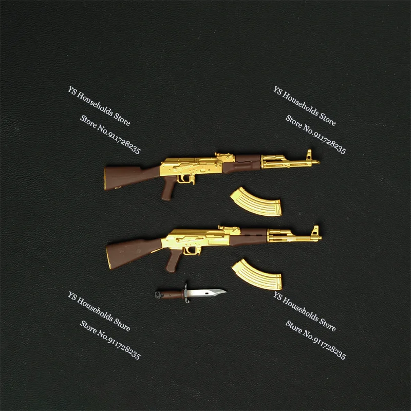 1/12 AK47&M Model Gun M18A1 Claymore RPG Simulation Mini Military Weapon Accessory For 6