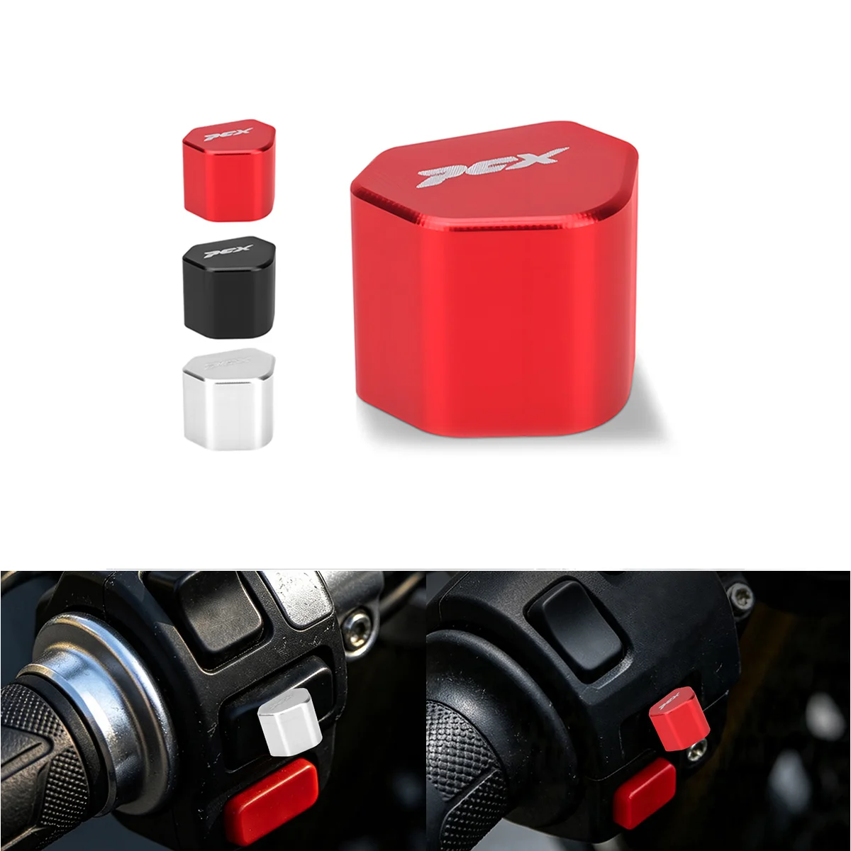 Motorcycle Switch Button Turn Signal Switch Key Cap Accessories For Suzuki GSXR 600 PCX 125 PCX125 PCX150 2010-2020 Key Cap Kit