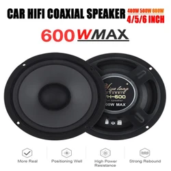 600W 2-Way Car Audio Speaker 4/5/6 Inch Full Range Frequency Stereo Subwoofer Full Range Frequency Automotive Speakers